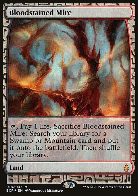 Bloodstained Mire, Zendikar Expeditions #18, Magic: The Gathering card
