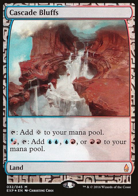 Cascade Bluffs, Zendikar Expeditions #32, Magic: The Gathering card
