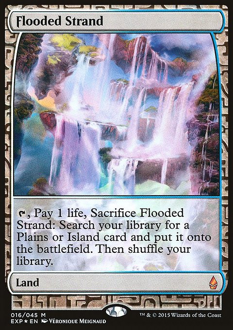 Flooded Strand, Zendikar Expeditions #16, Magic: The Gathering card