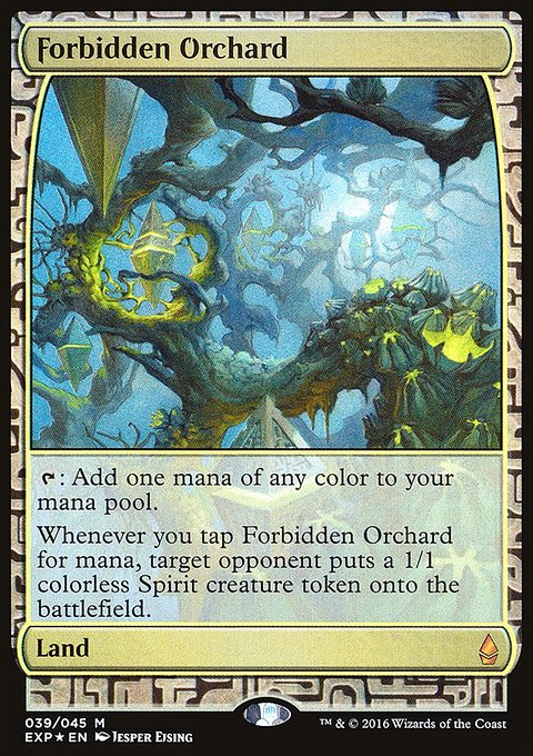 Forbidden Orchard, Zendikar Expeditions #39, Magic: The Gathering card