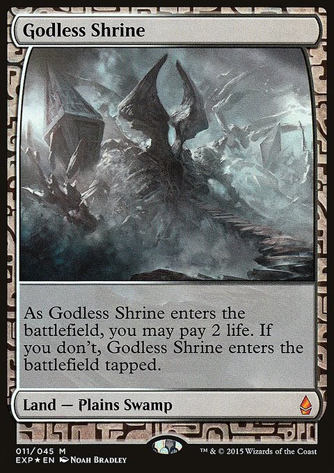Godless Shrine, Zendikar Expeditions #11, Magic: The Gathering card