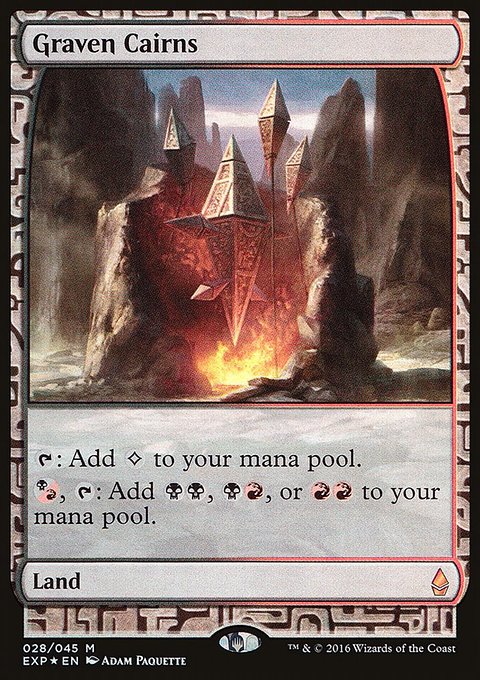 Graven Cairns, Zendikar Expeditions #28, Magic: The Gathering card