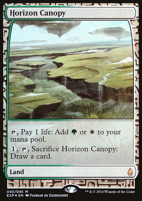 Horizon Canopy, Zendikar Expeditions #40, Magic: The Gathering card