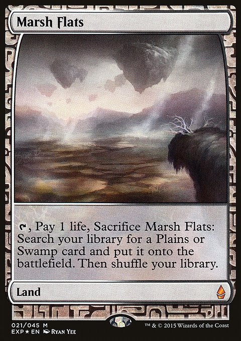 Marsh Flats, Zendikar Expeditions #21, Magic: The Gathering card