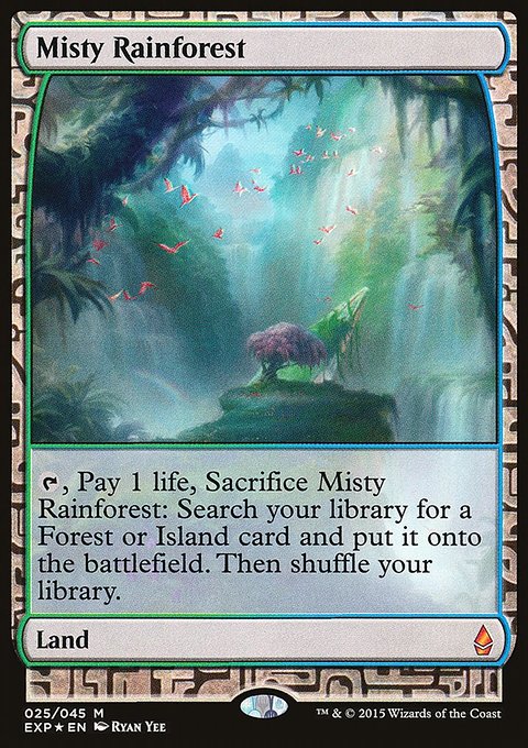 Misty Rainforest, Zendikar Expeditions #25, Magic: The Gathering card