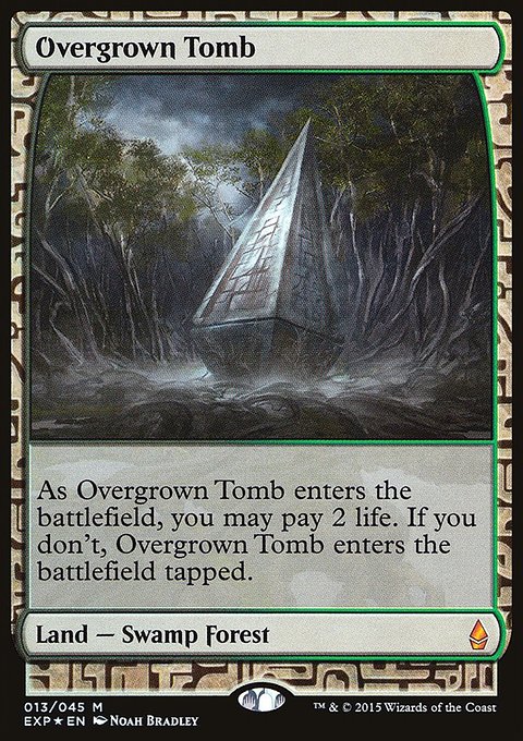 Overgrown Tomb, Zendikar Expeditions #13, Magic: The Gathering card