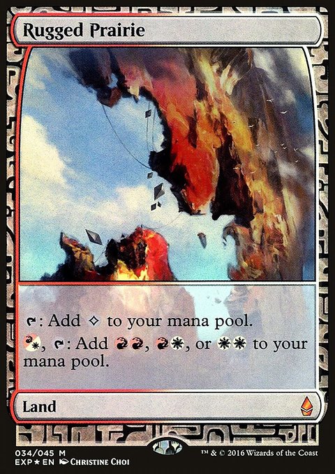 Rugged Prairie, Zendikar Expeditions #34, Magic: The Gathering card