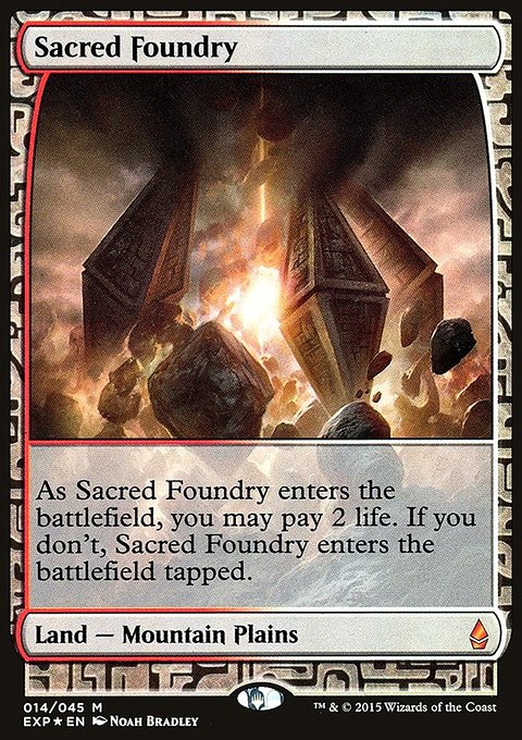 Sacred Foundry, Zendikar Expeditions #14, Magic: The Gathering card