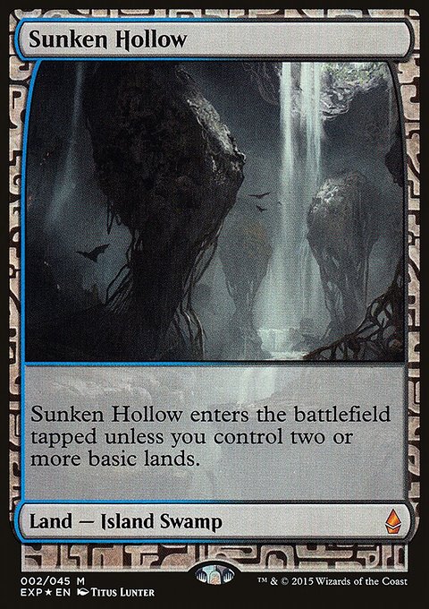 Sunken Hollow, Zendikar Expeditions #2, Magic: The Gathering card
