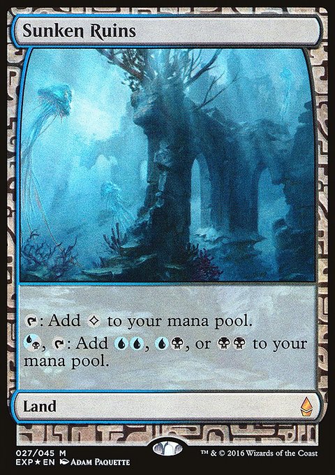 Sunken Ruins, Zendikar Expeditions #27, Magic: The Gathering card