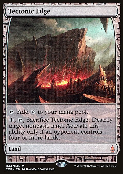 Tectonic Edge, Zendikar Expeditions #44, Magic: The Gathering card