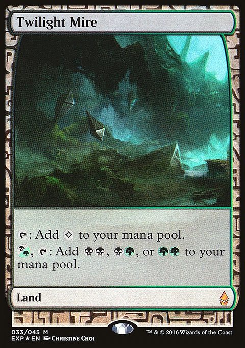 Twilight Mire, Zendikar Expeditions #33, Magic: The Gathering card
