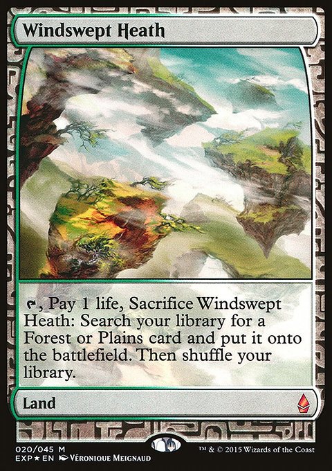 Windswept Heath, Zendikar Expeditions #20, Magic: The Gathering card