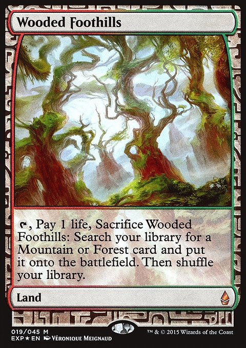 Wooded Foothills, Zendikar Expeditions #19, Magic: The Gathering card
