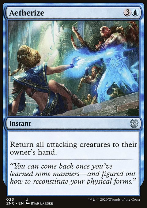 Aetherize, Zendikar Rising Commander #23, Magic: The Gathering card