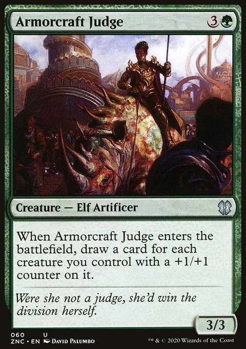 Armorcraft Judge, Zendikar Rising Commander #60, Magic: The Gathering card
