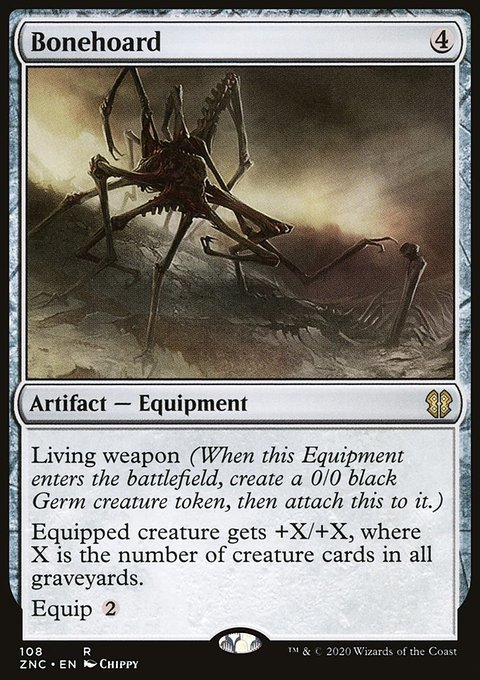 Bonehoard, Zendikar Rising Commander #108, Magic: The Gathering card