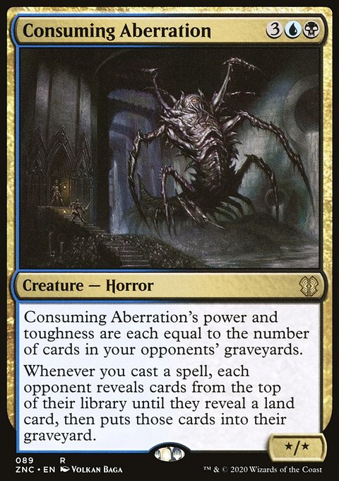 Consuming Aberration, Zendikar Rising Commander #89, Magic: The Gathering card