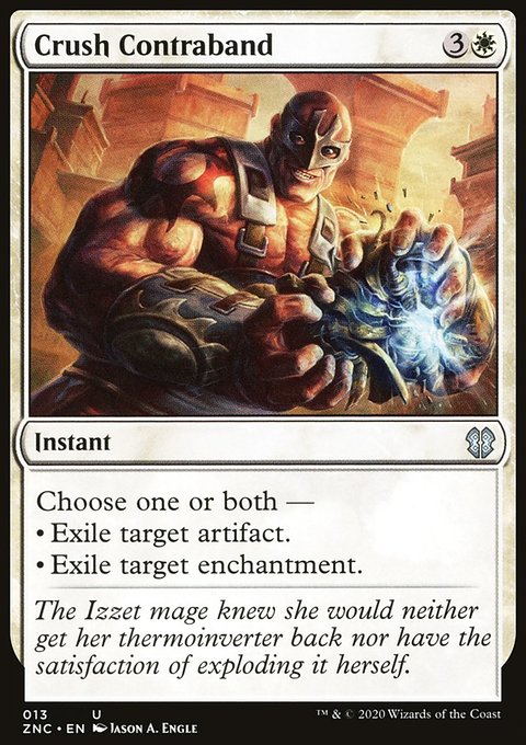 Crush Contraband, Zendikar Rising Commander #13, Magic: The Gathering card