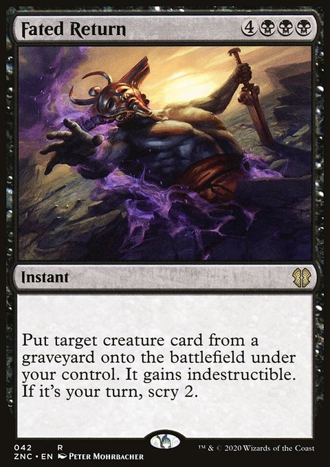 Fated Return, Zendikar Rising Commander #42, Magic: The Gathering card