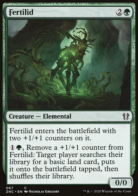 Fertilid, Zendikar Rising Commander #67, Magic: The Gathering card