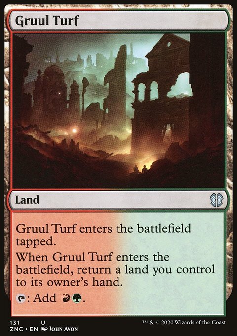 Gruul Turf, Zendikar Rising Commander #131, Magic: The Gathering card