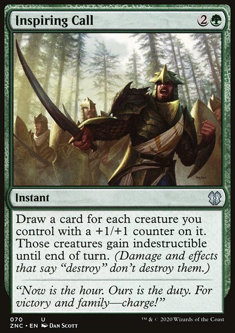 Inspiring Call, Zendikar Rising Commander #70, Magic: The Gathering card