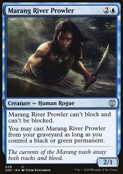 Marang River Prowler, Zendikar Rising Commander #29, Magic: The Gathering card