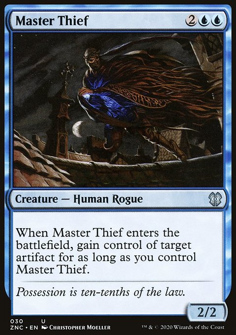 Master Thief, Zendikar Rising Commander #30, Magic: The Gathering card