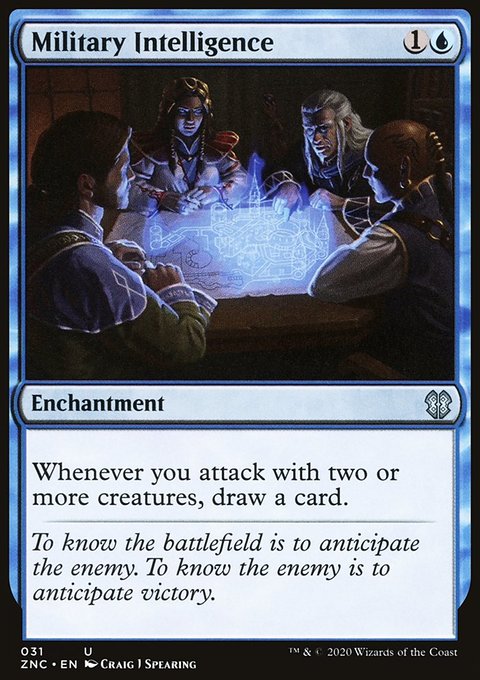 Military Intelligence, Zendikar Rising Commander #31, Magic: The Gathering card