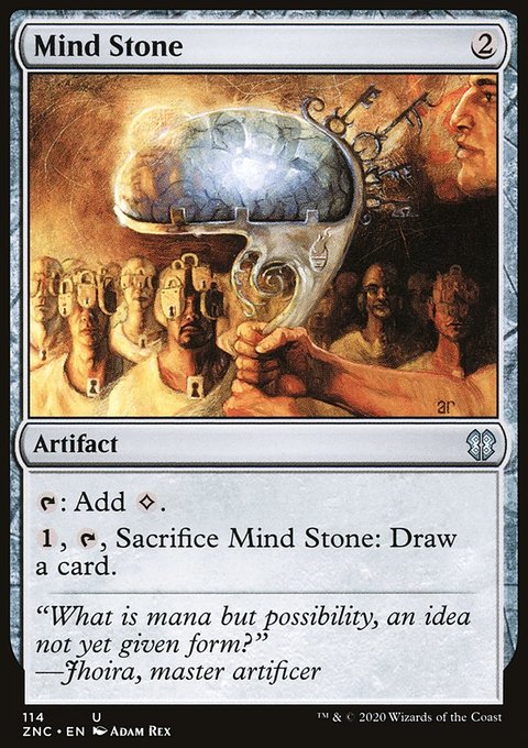 Mind Stone, Zendikar Rising Commander #114, Magic: The Gathering card