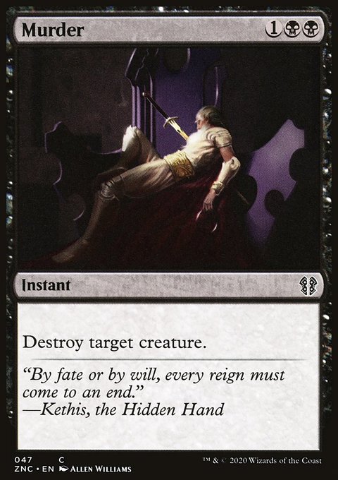 Murder, Zendikar Rising Commander #47, Magic: The Gathering card