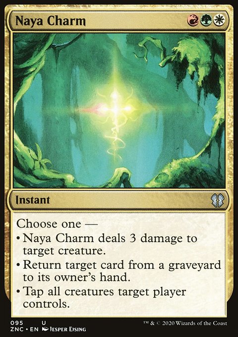 Naya Charm, Zendikar Rising Commander #95, Magic: The Gathering card