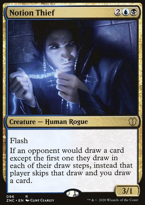 Notion Thief, Zendikar Rising Commander #96, Magic: The Gathering card