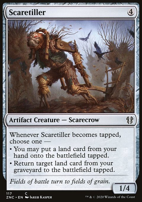 Scaretiller, Zendikar Rising Commander #117, Magic: The Gathering card