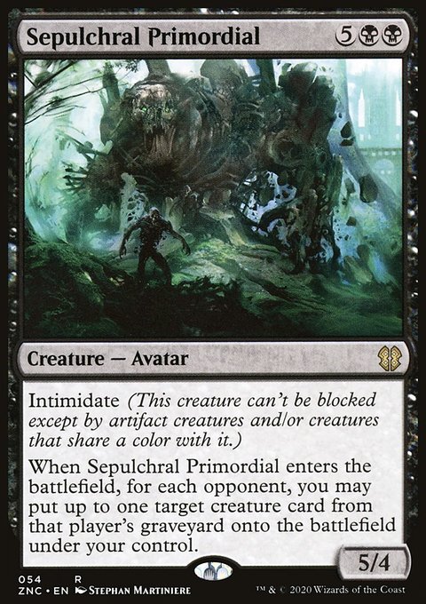 Sepulchral Primordial, Zendikar Rising Commander #54, Magic: The Gathering card