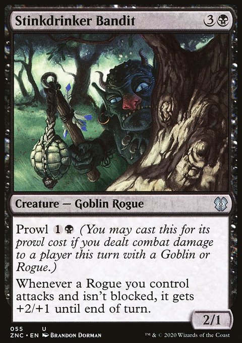 Stinkdrinker Bandit, Zendikar Rising Commander #55, Magic: The Gathering card