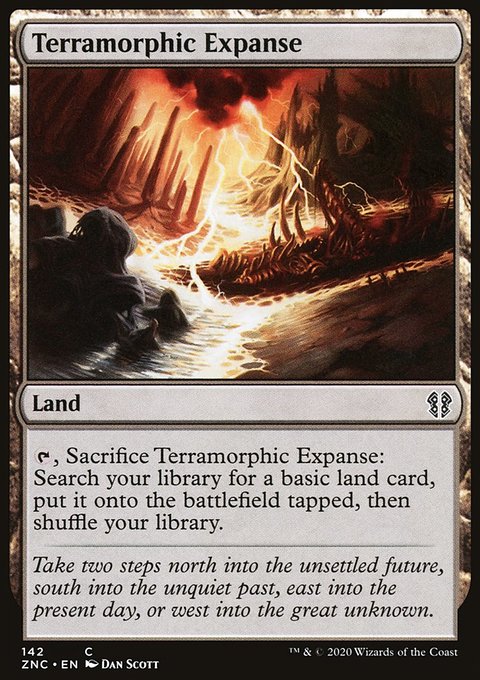 Terramorphic Expanse, Zendikar Rising Commander #142, Magic: The Gathering card