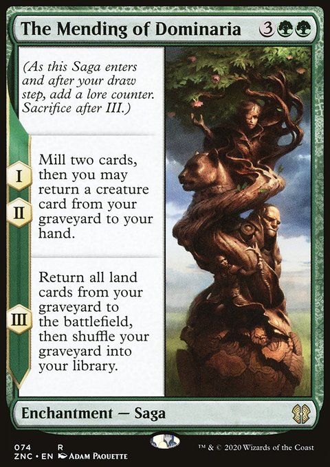 The Mending of Dominaria, Zendikar Rising Commander #74, Magic: The Gathering card