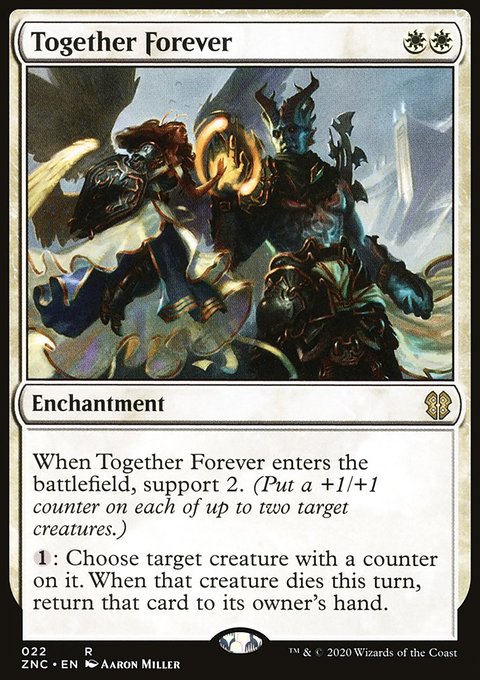 Together Forever, Zendikar Rising Commander #22, Magic: The Gathering card