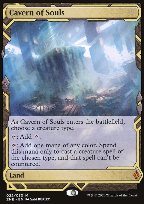 Cavern of Souls, Zendikar Rising Expeditions #22, Magic: The Gathering card