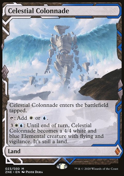 Celestial Colonnade, Zendikar Rising Expeditions #23, Magic: The Gathering card