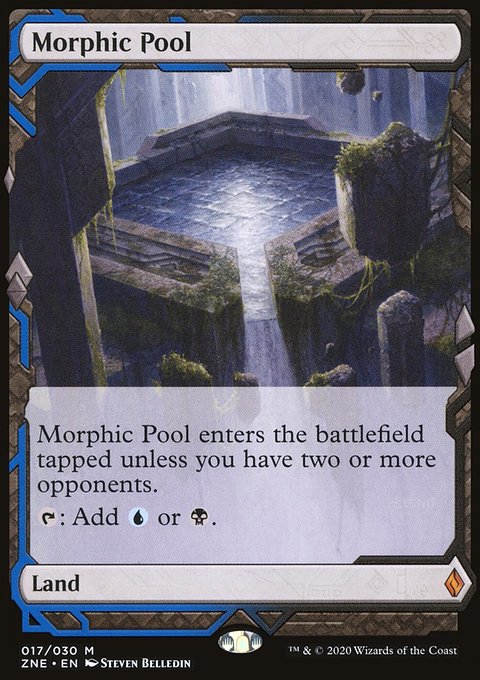 Morphic Pool, Zendikar Rising Expeditions #17, Magic: The Gathering card