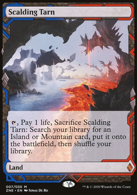 Scalding Tarn, Zendikar Rising Expeditions #7, Magic: The Gathering card