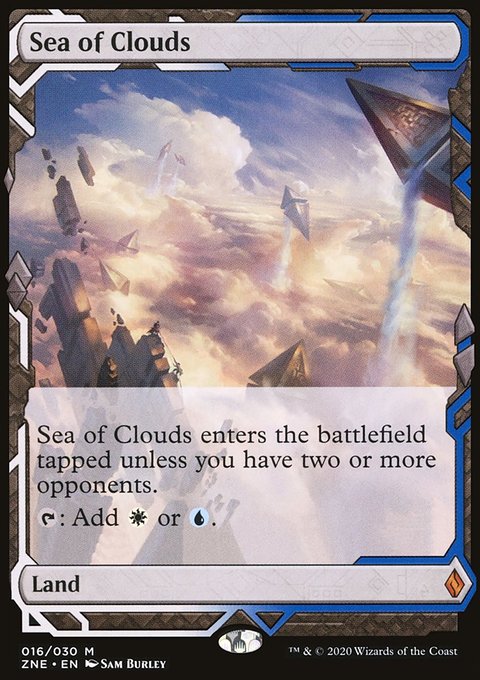 Sea of Clouds, Zendikar Rising Expeditions #16, Magic: The Gathering card