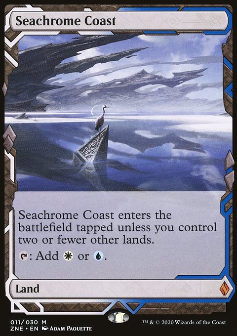 Seachrome Coast, Zendikar Rising Expeditions #11, Magic: The Gathering card