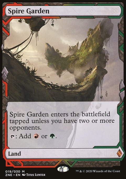 Spire Garden, Zendikar Rising Expeditions #19, Magic: The Gathering card