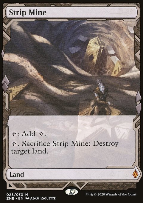 Strip Mine, Zendikar Rising Expeditions #28, Magic: The Gathering card