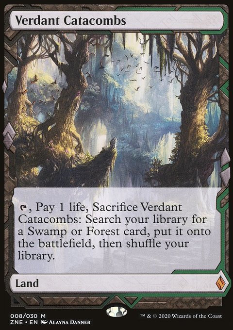 Verdant Catacombs, Zendikar Rising Expeditions #8, Magic: The Gathering card