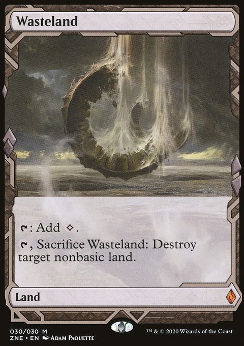 Wasteland, Zendikar Rising Expeditions #30, Magic: The Gathering card